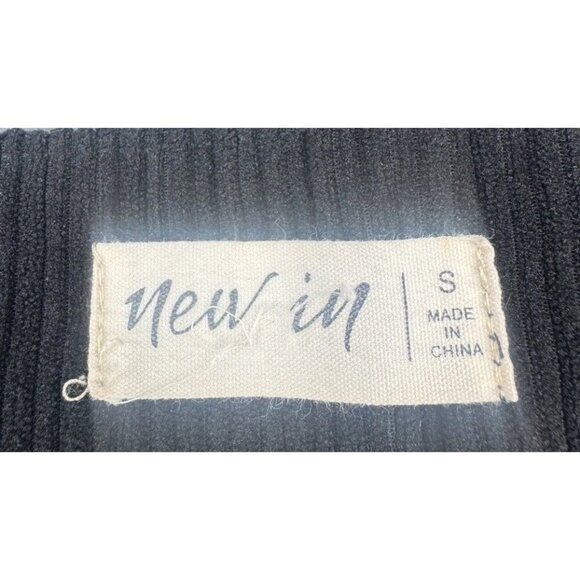 Womens Black Ribbed Lined Side Zip Mini Skirt Small Punk Goth Steampunk Emo Rock - Picture 6 of 10